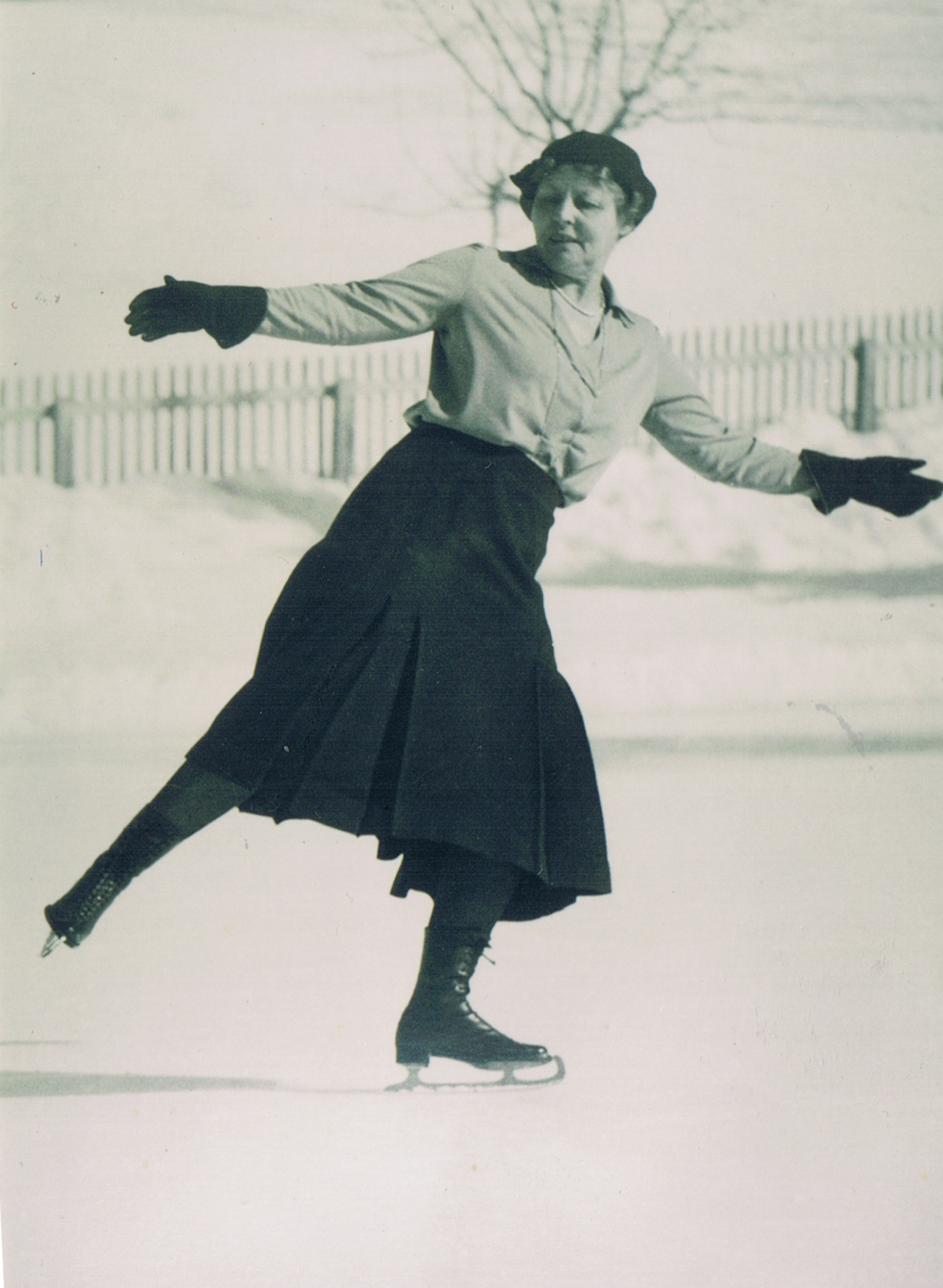 P 248 Barones Van Heeckeren op de schaats